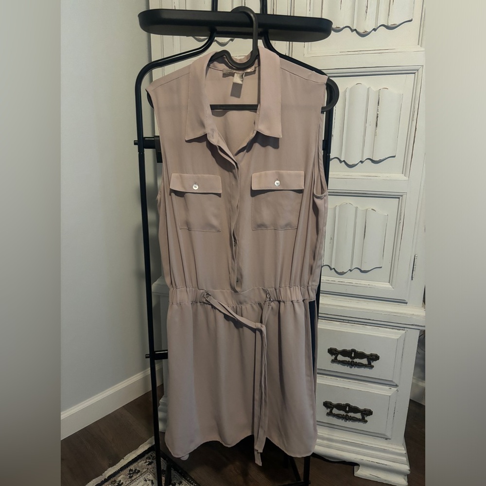 Neutral mini dress Forever 21 dress